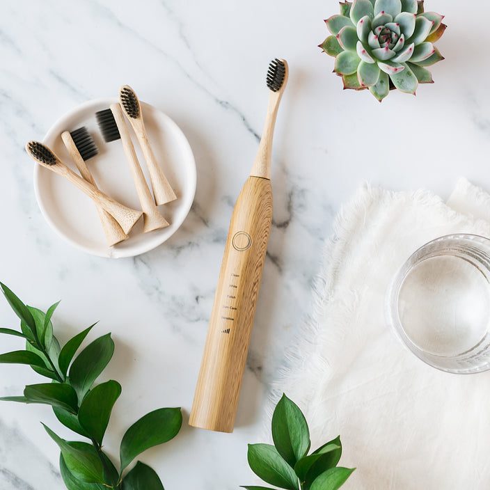 Sustainable Tomorrow electric bamboo toothbrush