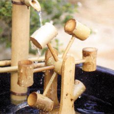 Pond Outlet Bamboo Accents bamboo waterwheel