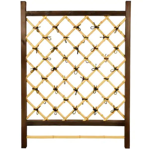 Home Depot Oriental Furniture bamboo trellis fence